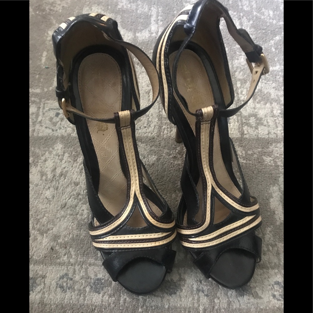 L.A.M.B. Two tone heels